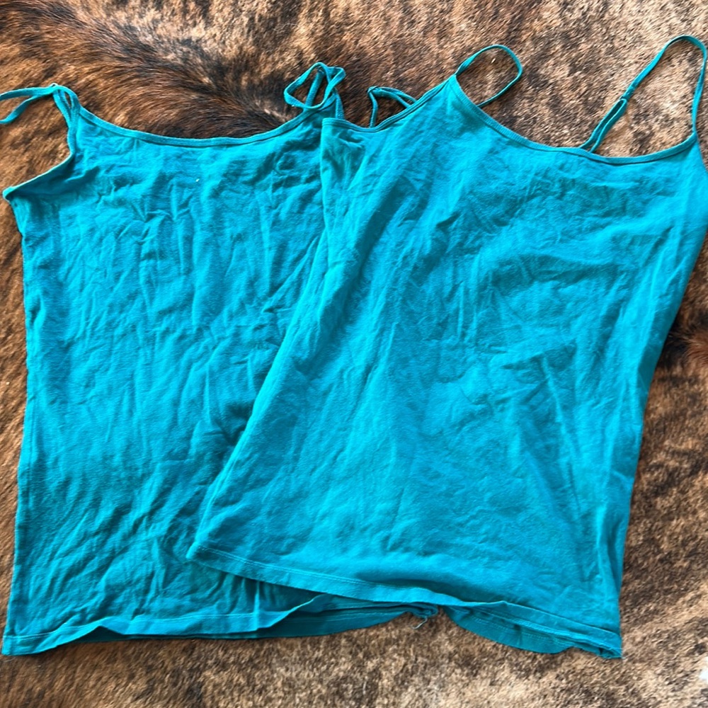 Bundle of two teal Aeropostale tank tops